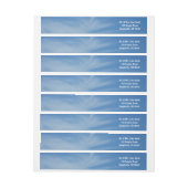 Blue Sky met White Clouds Abstracte Natuur Foto (Vel)