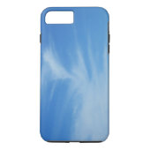 Blue Sky met White Clouds Abstracte Natuur Foto Case-Mate iPhone Case (Achterkant)