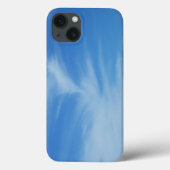 Blue Sky met White Clouds Abstracte Natuur Foto Case-Mate iPhone Case (Achterkant)