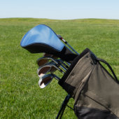 Blue Sky met White Clouds Abstracte Natuur Foto Golfheadcover (Insitu)