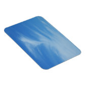 Blue Sky met White Clouds Abstracte Natuur Foto Magneet (Rechterzijde)