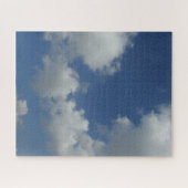 Blue Sky met White Clouds Puzzle Legpuzzel (Horizontaal)