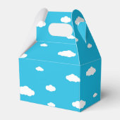 Blue Sky met witte wolken Bedankdoosjes (Achterkant)