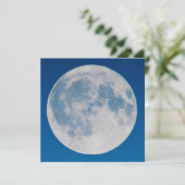 Blue Sky Moon Kaart (Staand voorkant)