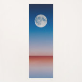 Blue Sky Moon Yoga Mat (Voorkant)