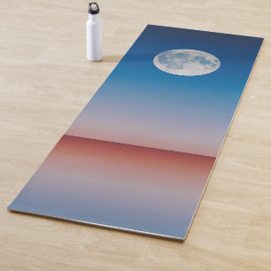 Blue Sky Moon Yoga Mat