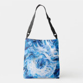 Blue Sky Mosaic Dragon Crossbody Tas (Achterkant)