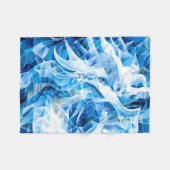 Blue Sky Mosaic Dragon Fleece Deken (Voorkant (Horizontaal))