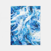 Blue Sky Mosaic Dragon Fleece Deken (Voorkant)