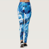 Blue Sky Mosaic Dragon Leggings (Achterkant)