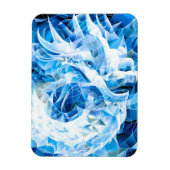 Blue Sky Mosaic Dragon Magneet (Verticaal)