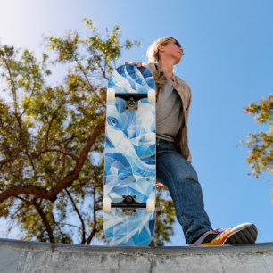 Blue Sky Mosaic Dragon Persoonlijk Skateboard