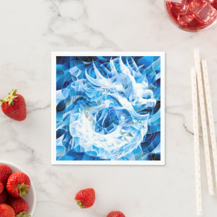 Blue Sky Mosaic Dragon Servet