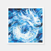 Blue Sky Mosaic Dragon Servet (Voorkant)