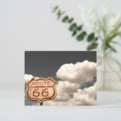 Blue Sky op Route 66 Briefkaart (Staand voorkant)