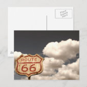 Blue Sky op Route 66 Briefkaart (Voorkant / Achterkant)