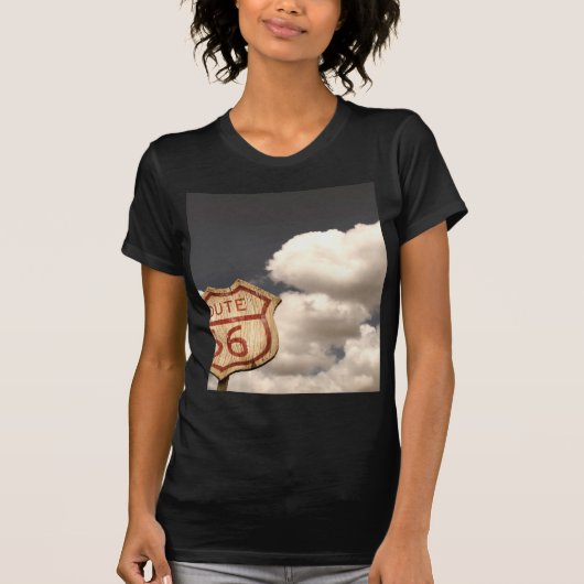 Blue Sky op Route 66 T-shirt (Voorkant)