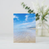 Blue Sky Oregon Beach Briefkaart (Staand voorkant)