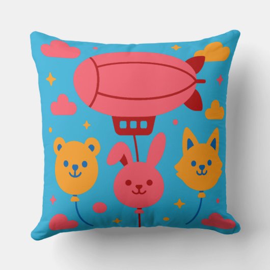 Blue Sky Parade Kussen (Achterkant)