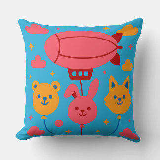 Blue Sky Parade Kussen