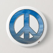 Blue Sky Peace Button (Voorkant)