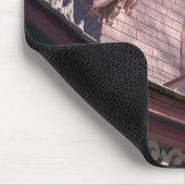 Blue Sky Pink Roofline - Martha's Vineyard Muismat (Hoek)