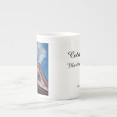 Blue Sky Pink Roofline - Martha's Vineyard Porselein Kop (Voorkant)