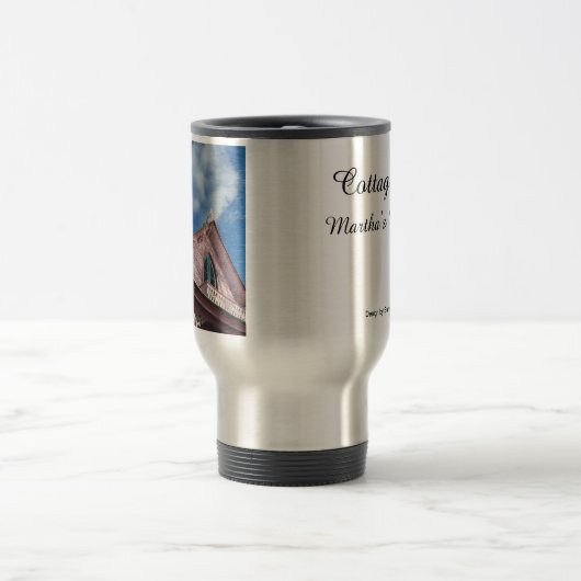 Blue Sky Pink Roofline - Martha's Vineyard Reisbeker (Center)