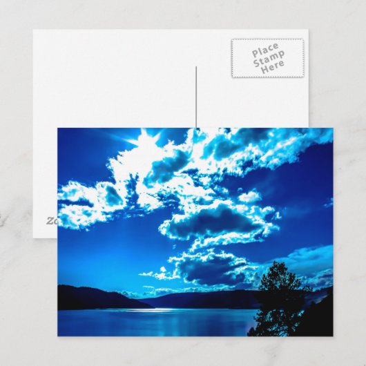 Blue Sky Post Card Briefkaart (Voorkant / Achterkant)