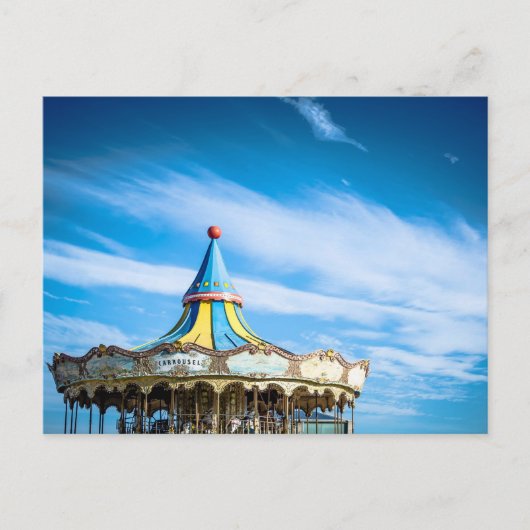 Blue sky pret uit Barcelona Briefkaart (Voorkant)