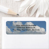 Blue Sky retour adreslabel Etiket (Insitu)