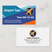 Blue Sky Runways Airport Taxi Visitekaartje (Voorkant / Achterkant)