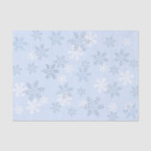 Blue Sky  Snowflake Holiday Tissuepapier (Voorkant)