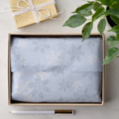 Blue Sky  Snowflake Holiday Tissuepapier (Geschenk)