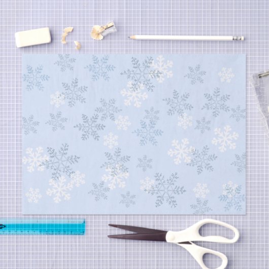 Blue Sky Snowflake Holiday Tissuepapier (Craft)