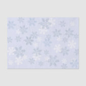 Blue Sky Snowflake Holiday Tissuepapier (Voorkant)