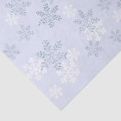 Blue Sky  Snowflake Holiday Tissuepapier (Detail)