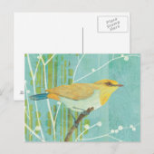 Blue Sky Songbird Briefkaart (Voorkant / Achterkant)