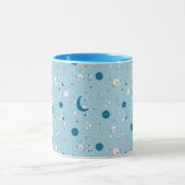 Blue Sky & Space Pattern Mok (Midden)