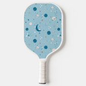 Blue Sky & Space Pattern Pickleball Paddle (Achterkant)
