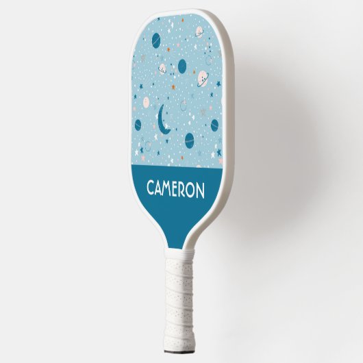 Blue Sky & Space Pattern Pickleball Paddle (Links)