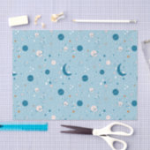 Blue Sky & Space Pattern Tissuepapier (Craft)