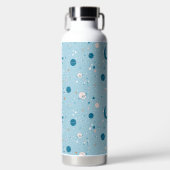 Blue Sky & Space Pattern Waterfles (Voorkant)