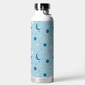Blue Sky & Space Pattern Waterfles (Links)