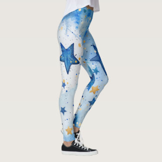 Blue Sky Stars Leggings