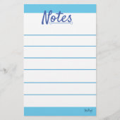 Blue Sky Stationery Briefpapier (Voorkant)