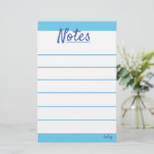 Blue Sky Stationery Briefpapier (Staand voorkant)