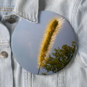 Blue Sky Summer Foliage Ronde Button 6,0 Cm (In situ)