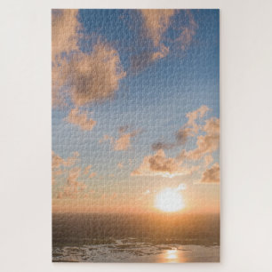 Blue Sky Sun Clouds Schilderachtig Afbeelding hard Legpuzzel