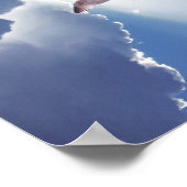 Blue Sky Sunlight Seagulls Inspirational Quote Poster (Hoek)